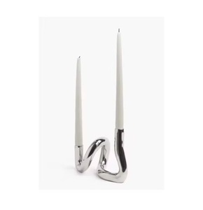 Ensemble de porte-bougies en métal faits à la main, décoration contemporaine pour la maison, éclairage décoratif, accessoires pour hôtel et salon, vente chaude - Product Image 5