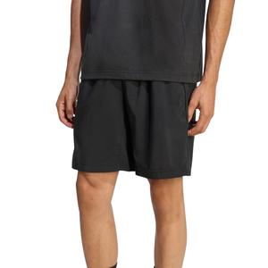 Shorts de survêtement gris personnalisés pour hommes, taille élastique, cordon de serrage, poches latérales, coupe décontractée au-dessus du genou, marque privée, vente en gros - Product Image 4
