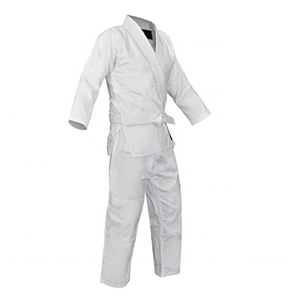 Uniformes de Judo de Artes Marciales Hechos de Algodón de Alta Durabilidad en Color Liso, Conjuntos de Chaqueta y Pantalones - Product Image 1
