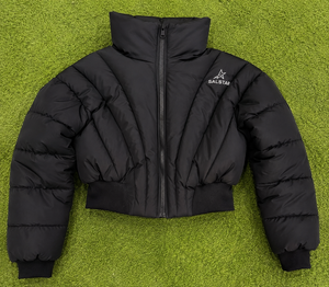 Chaqueta acolchada negra para mujer |   Chaqueta Bomber Acolchada de Invierno |   Chaqueta Corta Ligera y Cálida para Exteriores - Product Image 6