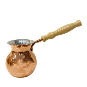 Handmade Hammered Copper Turkish Coffee Pot Traditional Antique Cezve Ibrik Coffee <b>Maker</b> Vintage Arabic Greek Stovetop Coffee - Product Image 3