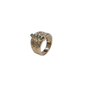 Wedding Wear 925 Sterling Silver Gold Plated Jewelry Emerald Gemstone Women Wear Classic <b>Couple</b> <b>Ring</b> - Product Image 1