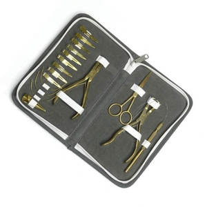 Kit Profesional de Herramientas para Extensiones de Cabello con Pinzas, Aguja de Crochet, Clips de Metal Dorado, Fácil de Usar - Product Image 4