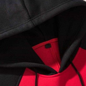 Sudadera con capucha para hombre, edición premium, ecológica, de poliéster/algodón, para invierno, tejida, de algodón grueso, hecha a medida. - Product Image 3