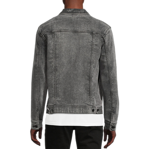 Full sleeves high quality <b>Men</b> <b>Denim</b> <b>Jacket</b> latest fashion light weight comfortable <b>denim</b> <b>jacket</b> for <b>men</b> with adjustable rate - Product Image 4