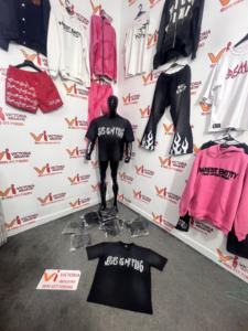 Short personnalisé en coton sérigraphié Short d'été coupe ample - Product Image 3