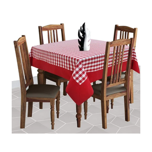 Elegant Black White Polka Dot Cotton Round Tablecloth 140X140Cm 200 GSM With Ruffled Edge For Hotel Dining And Bulk Orders - Product Image 2