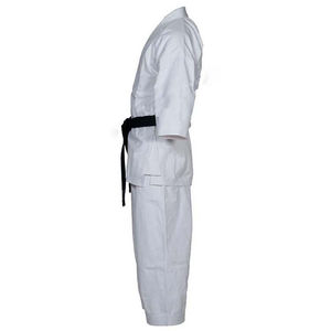 Uniforme de karaté pour homme sur mesure, cousu, personnalisé, vêtements décontractés, anti-rides, respirant, confortable, léger, séchage rapide - Product Image 4