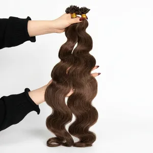 Brown <b>Wavy</b> Human Hair Weave Long Soft Silky Natural Wave Custom Size - Product Image 6