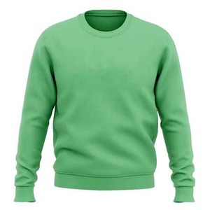 Suéter de Punto para Hombre, Cuello Redondo, Color Sólido, Corte Regular, Estilo Casual, Manga Larga, Azul Verde, Nueva Llegada - Product Image 6
