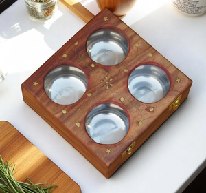 High Quality Wood Dry Fruit <b>Storage</b> Box Most Selling Wooden Divided Dry Fruit <b>Storage</b> Box With Lid Handcrafted - Product Image 5