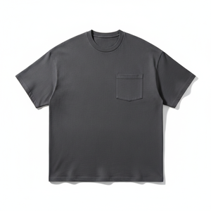 Camiseta de Hombre de Alta Calidad 100% Algodón, Cuello Redondo, Diseño Moderno, Corte Ajustado, Color Sólido - Product Image 1