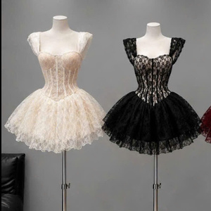 Robe élégante et simple pour femme en soie à manches courtes, taille naturelle, lavable, alliant parfaitement élégance, confort, décontracté et formel - Product Image 2