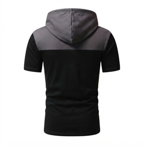 เสื้อฮู้ดแขนสั้นผ้าคอตตอนผสม รุ่นใหม่มาแรง ดีไซน์โดดเด่น ระบายอากาศได้ดี น้ำหนักเบา สำหรับผู้ชาย - Product Image 2