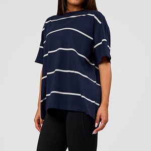 Camiseta de Mujer al por Mayor, 100% Algodón, Transpirable, Ecológica, Verano, Casual, Corte Regular - Product Image 1