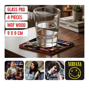 PAQUETE DE MERCHANDISE NIRVANA: LLAVERO, PLATO DE VIDRIO Y CAJA DE COLORES ARTESANALES - Product Image 2