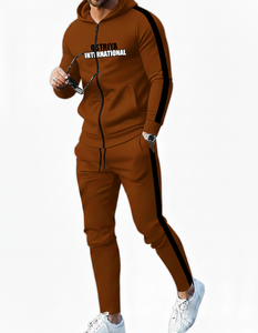 Dernière collection de survêtements décontractés respirants à fermeture éclair pour hommes vêtements d'hiver rapides en différentes tailles à des prix raisonnables - Product Image 1