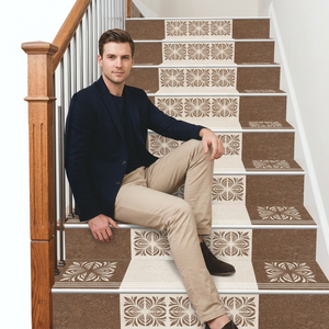 10mm/20mm Thick Matte Finish GVT Porcelain <b>Step</b> Riser Tiles 1000x300mm & 1000x200mm Non-Slip Outdoor Stair Treads for Export - Product Image 1