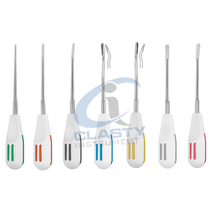Instruments chirurgicaux dentaires : Ensemble d'élévateurs personnalisés en acier inoxydable, poignée ergonomique, plusieurs couleurs, outils manuels de classe I - Product Image 2