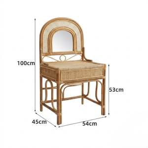 Meilleures ventes Tables de toilette en rotin et osier Vente en gros Grande quantité Directement de l'usine du Vietnam Taille et couleur personnalisables - Product Image 4