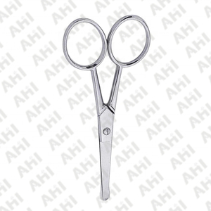 Stainless Steel Straight Tip Nose Hair Eyelash Scissors Sharp Blade Manicure Scissors for Facial Hair Removal - Product Image 5