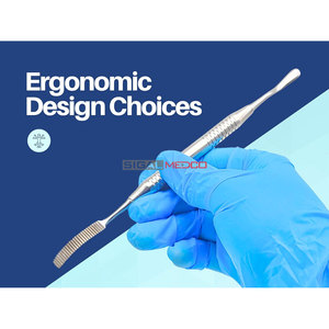 Miller Bone File Double-Ended Surgical Instruments Dental and Surgical Instrument with Curved and Straight Ends - Product Image 5