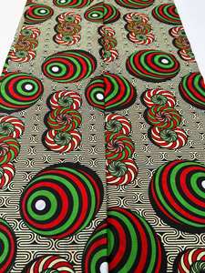 Tissu en Coton Cire Africain de Super Qualité 6 Yards, Motif Cire Doré Grand avec Vrai Or, Pagne Hollandais Ankara Kinshasa - Product Image 5