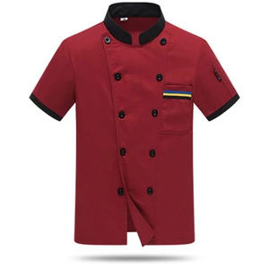 Veste de chef à manches 3/4, uniforme de travail de cuisine haut de gamme, couleur personnalisée, utilisation en restaurant et bar, mélange de coton, personnalisable - Product Image 2
