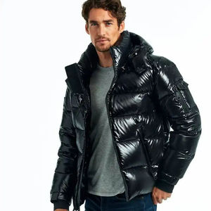 Deep Custom Lightweight <b>Packable</b> Down <b>Jacket</b> Men's Custom Winter Puffer Coat 90/10 White Duck Down <b>Jacket</b> Print Embroidery - Product Image 5