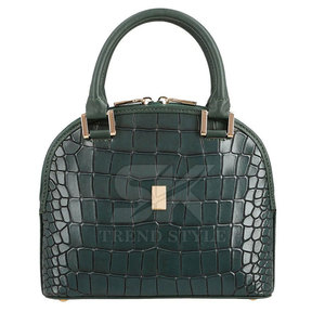 Sac à main en cuir véritable de haute qualité pour femmes, sac à main tendance avec logo personnalisé, sacs en cuir gaufré croco pour femmes - Product Image 1