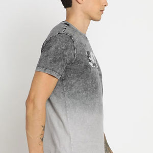 Wholesale Price Men's Acid Wash Men's <b>T</b>-<b>Shirts</b> with Custom Logo High Quantity <b>Long</b> <b>Length</b> and OEM Service Available - Product Image 6
