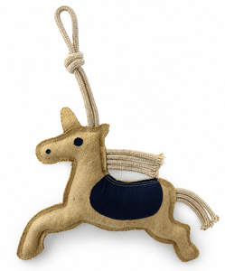 Horsekraft Direct, Proveedor Indio, Juguetes de Unicornio de Cuero de Ante, Juguete para Masticar para Caballos, Adorno Colgante de Dibujos Animados, Juguetes Flexibles para Todas las Estaciones - Product Image 2
