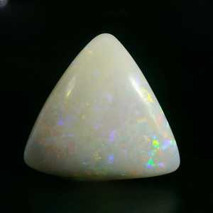 Ópalo Blanco Natural de la India, Piedra Preciosa Suelta, Ópalo Genuino con Juego de Color Arcoíris, Corte Trillón para Joyería Fina - Product Image 5