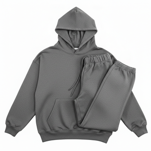 Conjunto Deportivo de Alta Calidad con Sudadera con Capucha y Pantalones Jogger para Hombre, Logotipo Personalizado, Dos Piezas, Informal, para Toda Temporada - Product Image 5