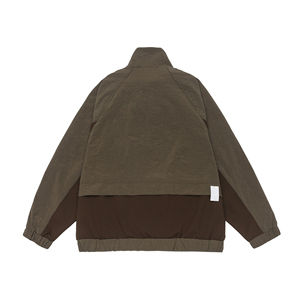 Veste coupe-vent unisexe personnalisée en toile épaisse enduite, imperméable, ajustée, unie, décontractée, brodée, pour l'hiver et les activités de plein air - Product Image 2