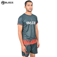 Ensemble de football nouvelle saison, maillot de football respirant, anti-bactérien, extensible, à séchage rapide, unisexe, uniforme d'été, sublimation