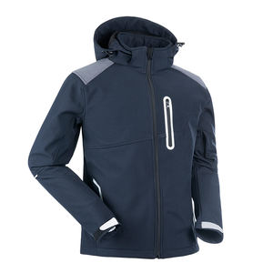 Veste Softshell en Toile pour Hommes, avec Logo sur le Devant, Coupe-Vent Imperméable Personnalisé, Haute Qualité, Faible MOQ - Product Image 2
