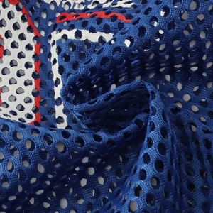 Ensemble Maillot et Short de Football Personnalisé pour Homme – Maillot Court Bleu en Mesh à Col en V avec Imprimé Graphique et Short à Cordon de Serrage – Style Streetwear - Product Image 5