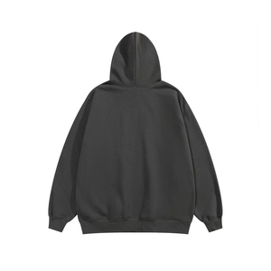 Sudadera con Capucha Oversize Unisex Negra y Rosa con Estampado Puff, Logo Frontal Irrompible, Ajuste Regular, Forro Polar de Algodón, Estilo Otoñal - Product Image 5