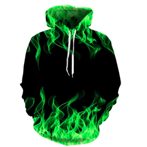 เสื้อฮู้ดดี้ผู้ชายผ้าฟลีซคุณภาพสูง ออกแบบโลโก้ตามสั่ง ระบายอากาศได้ดี สวมใส่สบาย สไตล์สตรีทแวร์ พร้อมลายพิมพ์นูนแบบซับลิเมชั่น - Product Image 3