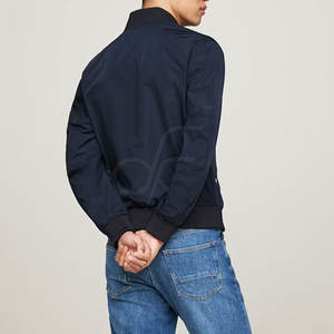 Chaqueta bomber de secado rápido para hombre al por mayor para venta en línea, chaqueta bomber de poliéster para hombre - Product Image 4