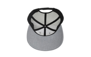Casquette Trucker Personnalisée à 6 Panneaux en Maille Respirante avec Patch en Cuir Imprimé, Fabriquée en Usine au Vietnam, Style Adulte Léger et Sportif - Product Image 4