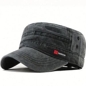Gorra Plana Lavada al por Mayor para Primavera, Verano y Otoño, Nueva Gorra de Cadete para Hombre con Etiqueta de Moda - Product Image 1