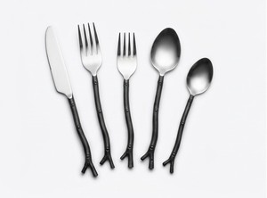 Ensemble de couverts décoratifs Royal Luxuries, ensemble de couverts de table brillants en acier inoxydable, ustensiles de cuisine, vente directe d'usine - Product Image 2