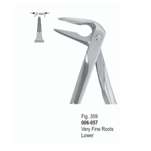 คีมถอนฟันวิตร้า รุ่น Fig. 359 |   รากที่ละเอียดมาก อยู่ส่วนล่าง |   เหล็กกล้าไร้สนิม |   ได้รับการรับรองมาตรฐาน CE - Product Image 1