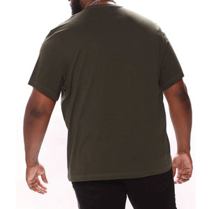 Men's Plain Cotton <b>Tshirt</b> Oneck Short Sleeve Trendy Design Solid Color Casual Wear Oversized Drop Shoulder Men Solid <b>Tshirt</b> 2026 - Product Image 2