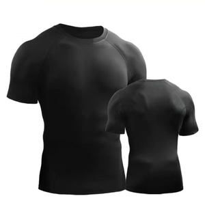 Camiseta Deportiva de Compresión Personalizada para Hombre, Manga Corta, Transpirable, para Entrenamiento, Camiseta Interior Deportiva - Product Image 1