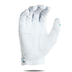 Custom Branded Golf <b>Gloves</b> Lightweight Breathable Mesh Soft Cabretta Leather Palm Sheepskin Leather Non Slip Performance - Product Image 2
