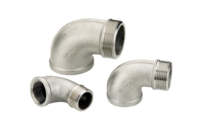 Raccord coudé en fonte malléable amélioré pour conduites d'eau basse pression, connexions de plomberie angulaires et tuyauterie durable