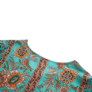 Vestido Mini Estampado para Mujer, Cintura Alta, Estilo Casual - Product Image 3